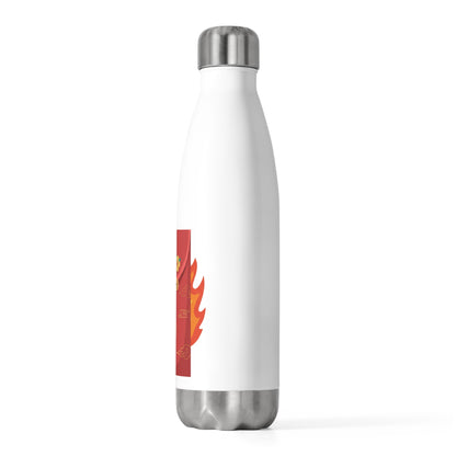 Red Envelope Horse Emblem | 20oz Insulated Tumbler Bottle, Stainless Steel | Lunar New Year 2026 Gift | Gold Foil Red