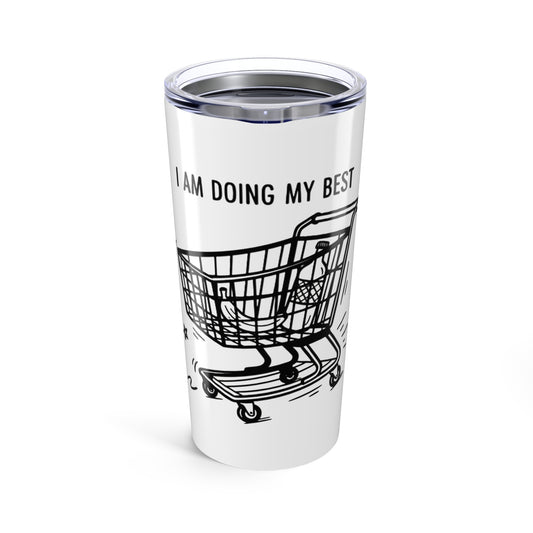 20oz Tumbler, Feral Shopping Cart, Family Gift, Friend Gift