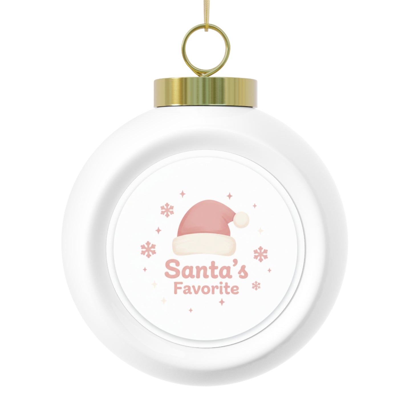 Christmas Ball Ornament - Santa's Favorite