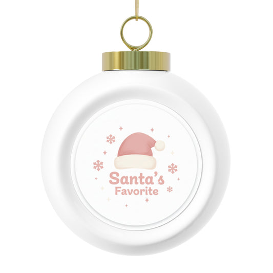 Christmas Ball Ornament - Santa's Favorite