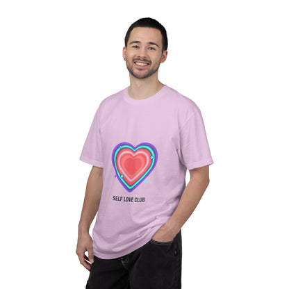 Neon Heart Glow | Unisex Garment-Dyed T-Shirt, Soft Cotton Tee | Valentine & Galentine Gift | Y2K Urban Aesthetic