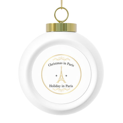 Ceramic Christmas Ornament – Holiday in Paris