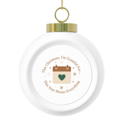 Ceramic Christmas Ornament — This Year Means Everything
