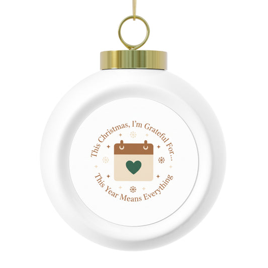 Ceramic Christmas Ornament — This Year Means Everything