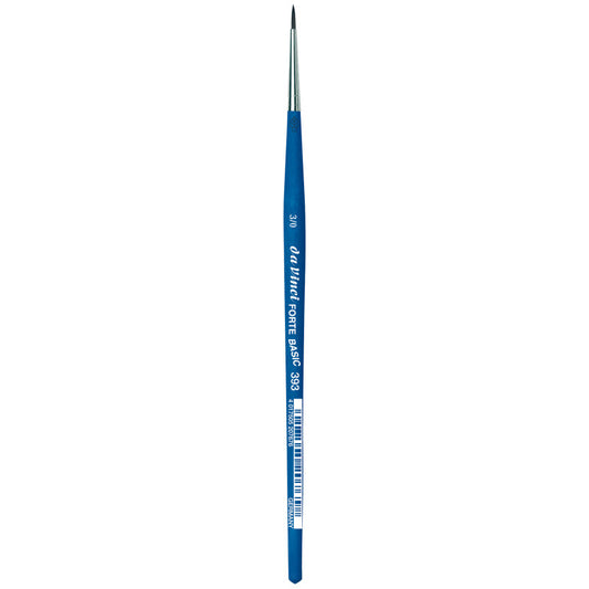 FORTE BASIC Student Brush, Synthetic, Acrylic, Round, Series 393, Size -3