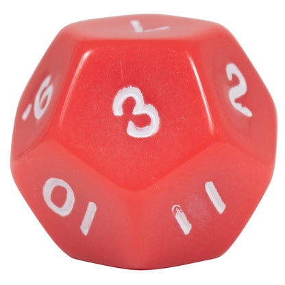 12-Sided Polyhedra Dice, 12 Per Pack, 3 Packs - Loomini