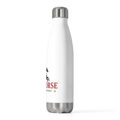 Fire Horse Lunar New Year 2026 | 20oz Insulated Stainless Steel Tumbler Bottle | Family & Teacher Gift | Red Gold CNY Style