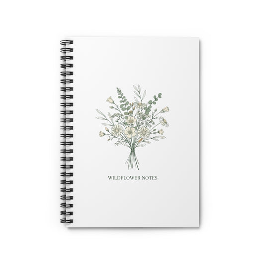 Spiral Journal Notebook, Wildflower Bundle, School Gift, Book Collector