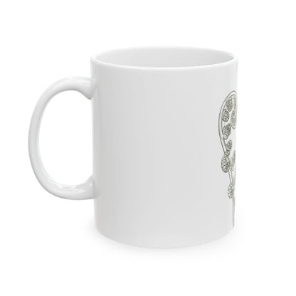 11oz Ceramic Mug, Fern Unfurling, Family Gift, Friend Gift