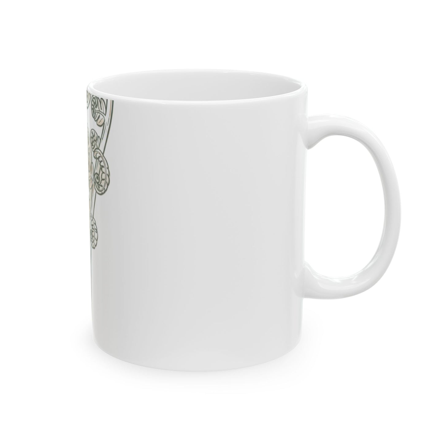 11oz Ceramic Mug, Fern Unfurling, Family Gift, Friend Gift