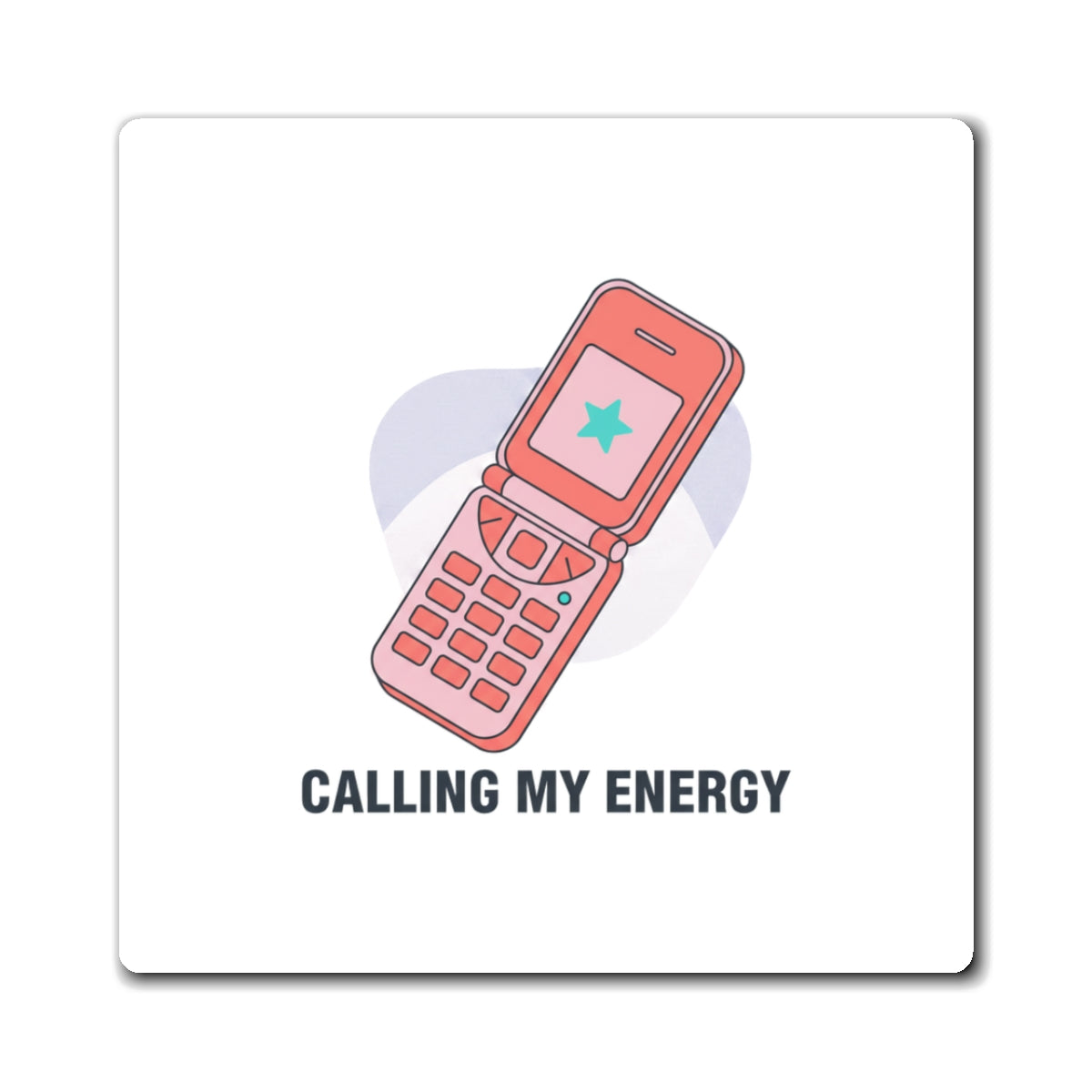 Pink Razr Phone Hearts | Retro Y2K Sublimation Magnet | Galentine’s & Valentine Gift | Gen Z Aesthetic Decor