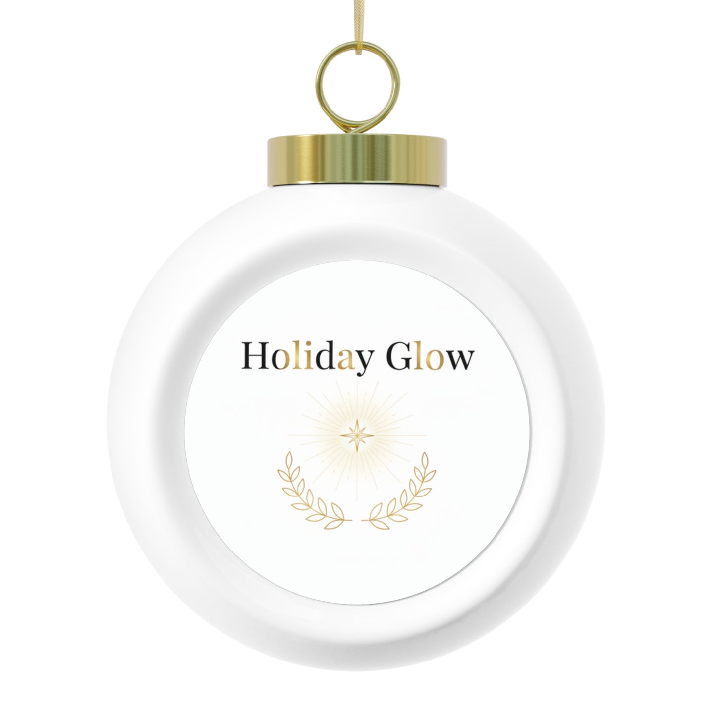 Christmas Ball Ornament — Holiday Glow