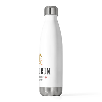 Fire Horse Lunar New Year 2026 | 20oz Insulated Tumbler Bottle for Travel | Family & Teacher Gift | Red Gold CNY Style