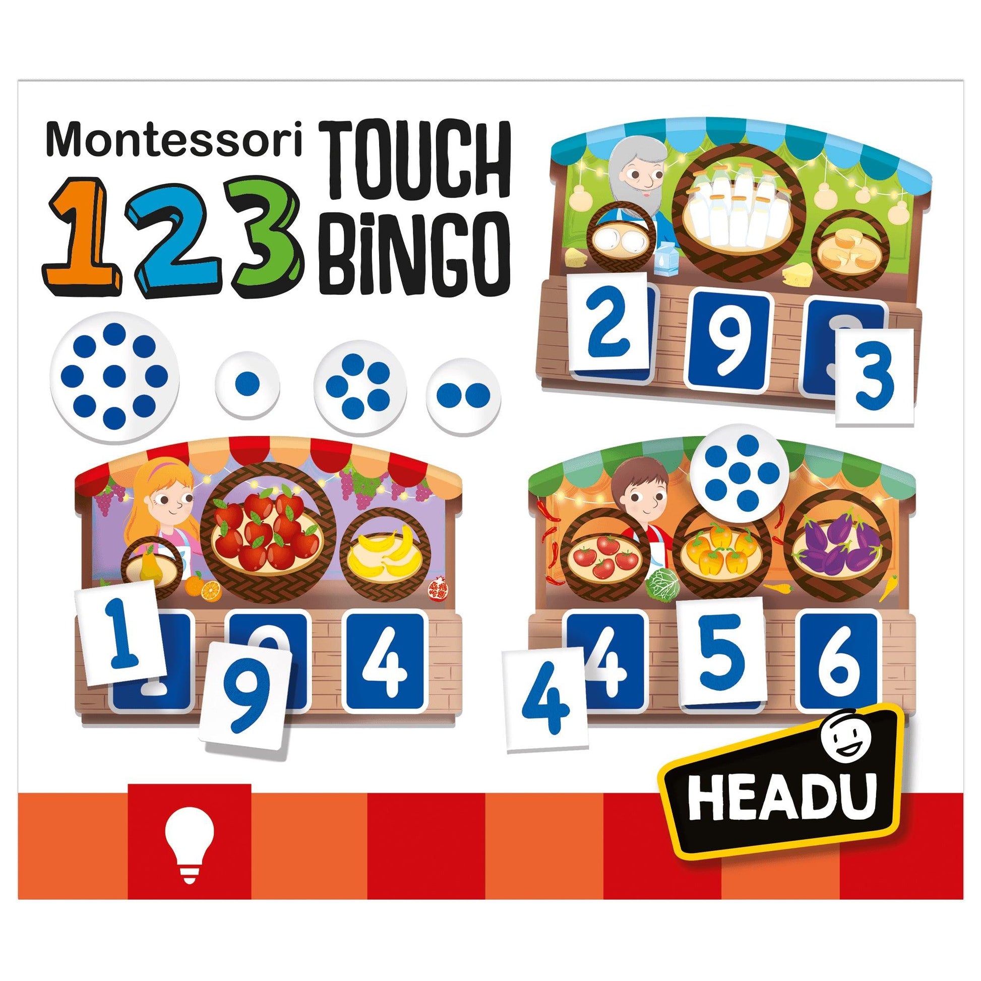 123 Montessori Touch Bingo - Loomini