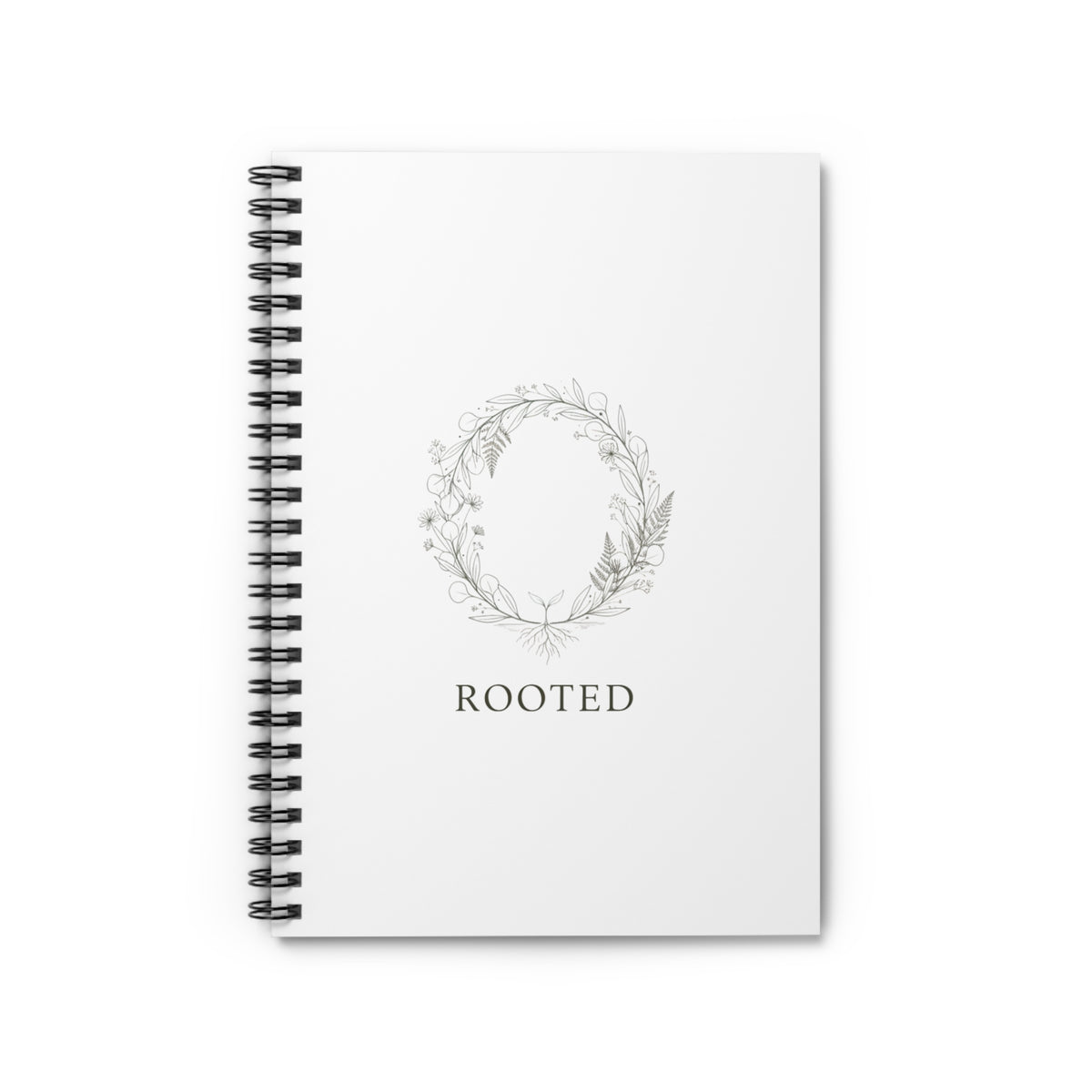 Spiral Journal Notebook, Rooted Grounded, School Gift, Book Collector