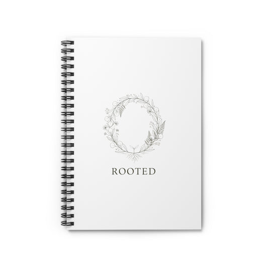 Spiral Journal Notebook, Rooted Grounded, School Gift, Book Collector