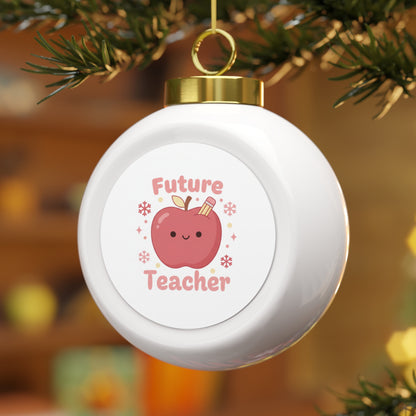 Ceramic Christmas Ornament - Future Teacher
