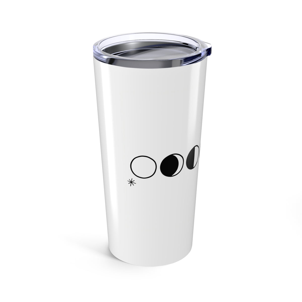 Moon Phases Tumbler Wrap | 20oz Stainless Steel Travel Cup | Family & Friend Gift | Modern Boho Irony Aesthetic