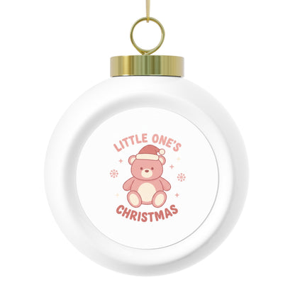 Ceramic Christmas Ball Ornament - Little One's Christmas