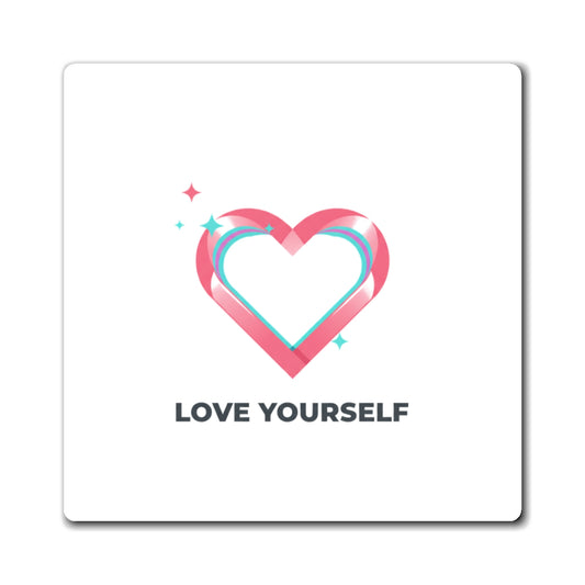Minimal Love Hearts | Minimalist Magnet Set | Valentine & Galentine Gift for Friends + Family | Clean Modern Typography