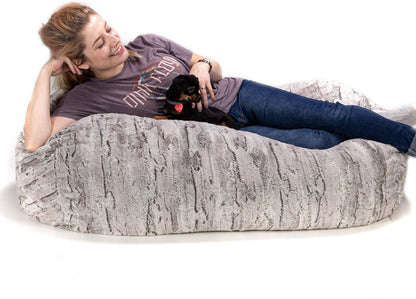 Sofa Saxx Bean Bag Lounger, 4-Feet, Charcoal