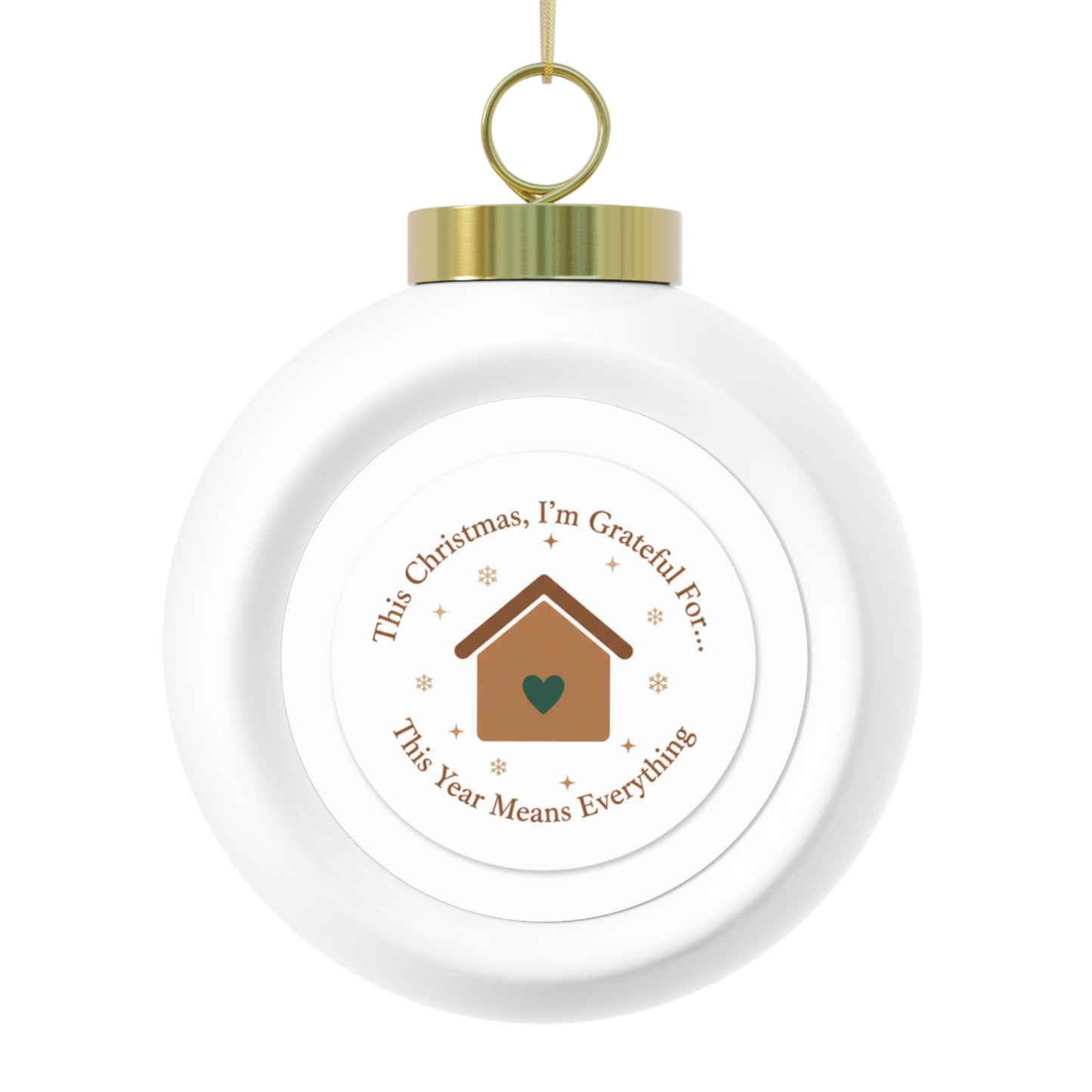 Christmas Ball Ornament — This Year Means Everything