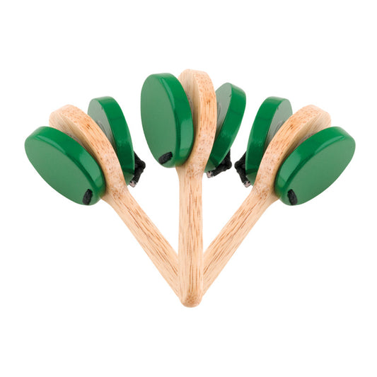 Wooden Castanet Clapper, Set of 3