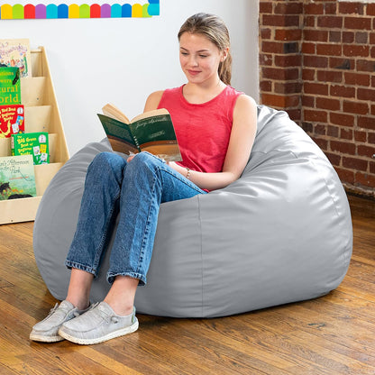 Gumdrop Jr. Kids Bean Bag for Early Childhood & Educational Environments, Premium Vinyl - Turquoise