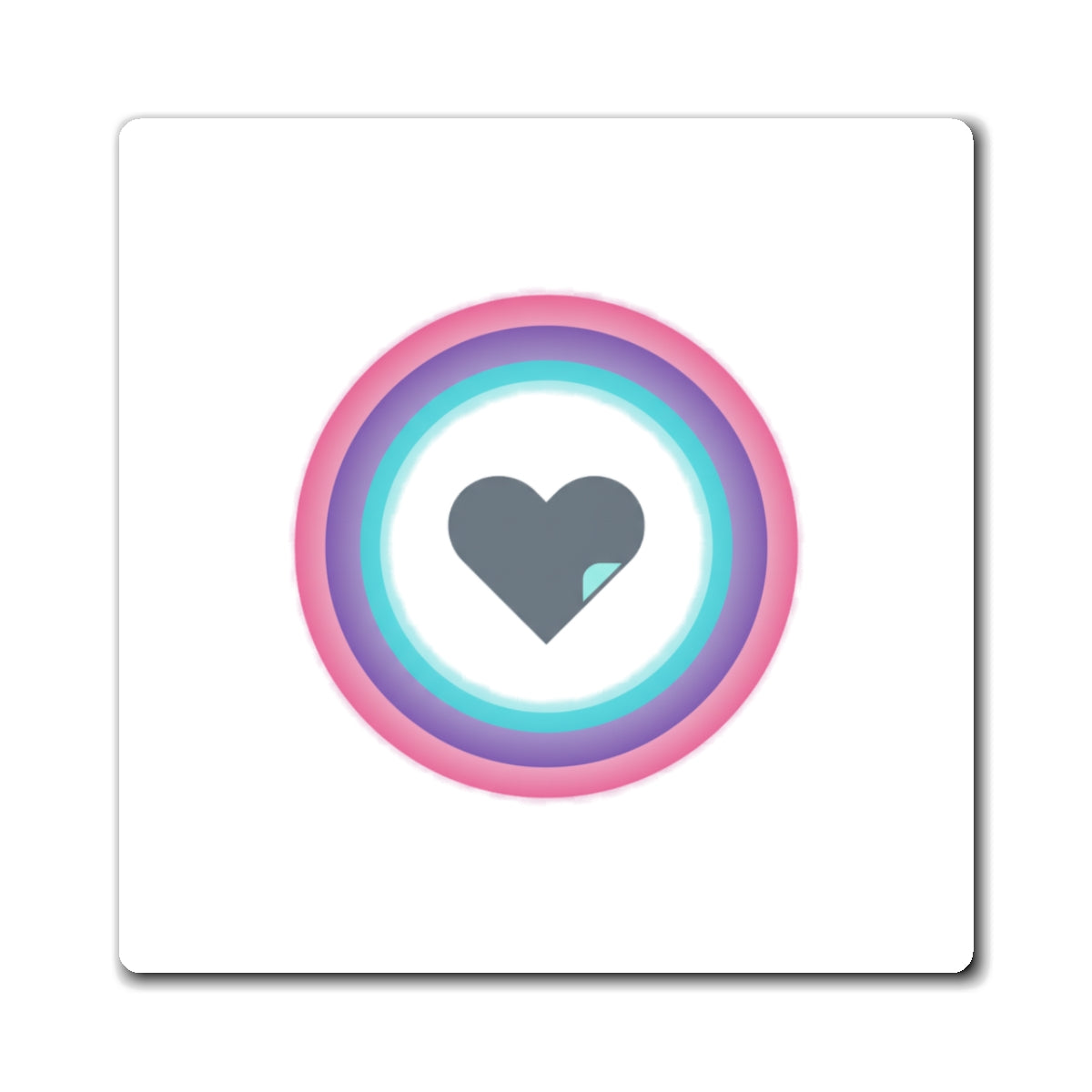 Gradient Aura Mesh Valentine | Aesthetic Sublimation Magnet Set | Galentine’s & Self‑Love Gift | Y2K Dreamy Pastel