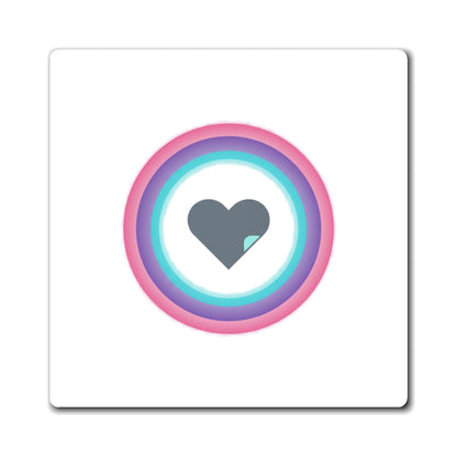 Gradient Aura Mesh Valentine | Aesthetic Sublimation Magnet Set | Galentine’s & Self‑Love Gift | Y2K Dreamy Pastel