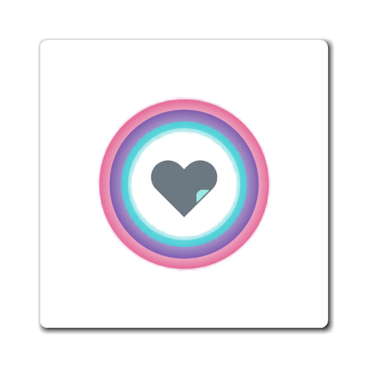 Gradient Aura Mesh Valentine | Aesthetic Sublimation Magnet Set | Galentine’s & Self‑Love Gift | Y2K Dreamy Pastel