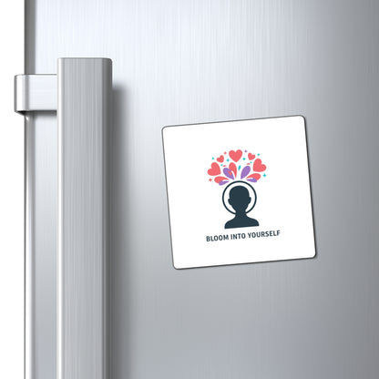 Blooming Self Pastel Gradient | Sublimation Magnets for Locker & Fridge | Galentine’s & Self-Love Gift | Y2K Aesthetic
