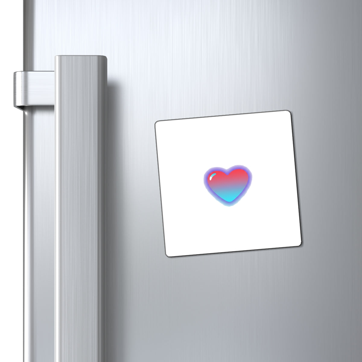 Soft Gradient Heart | Sublimation Magnet Set for Aesthetic Decor | Valentine & Galentine Gift | Y2K Minimal Vibes