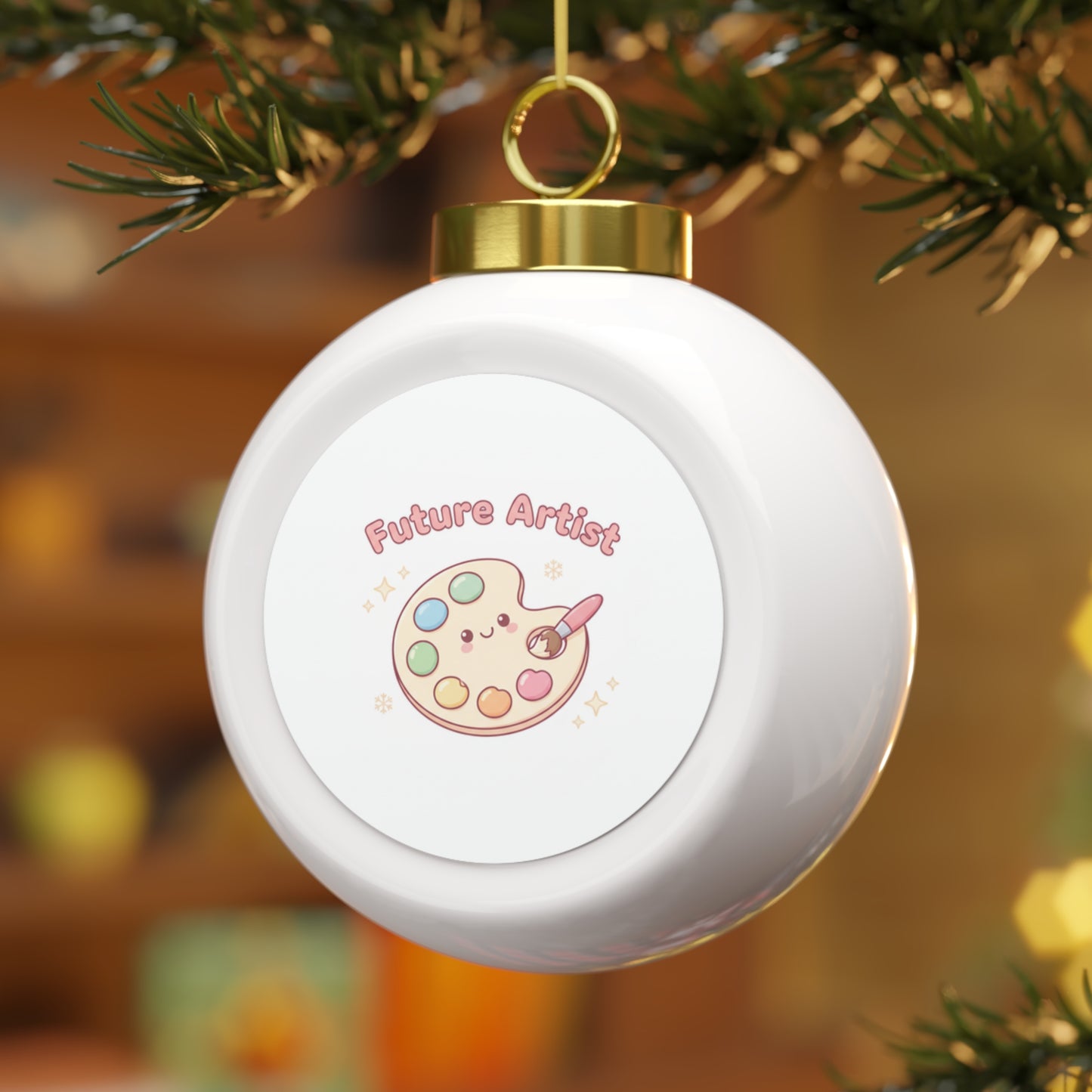 Ceramic Christmas Ornament - Future Artist