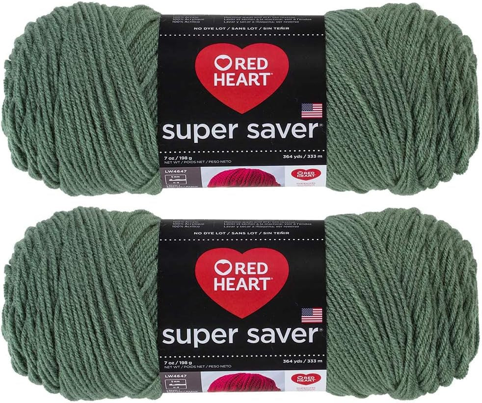 Bulk Buy:  Super Saver (2-Pack) (Cherry Red, 7 Oz Each Skein)