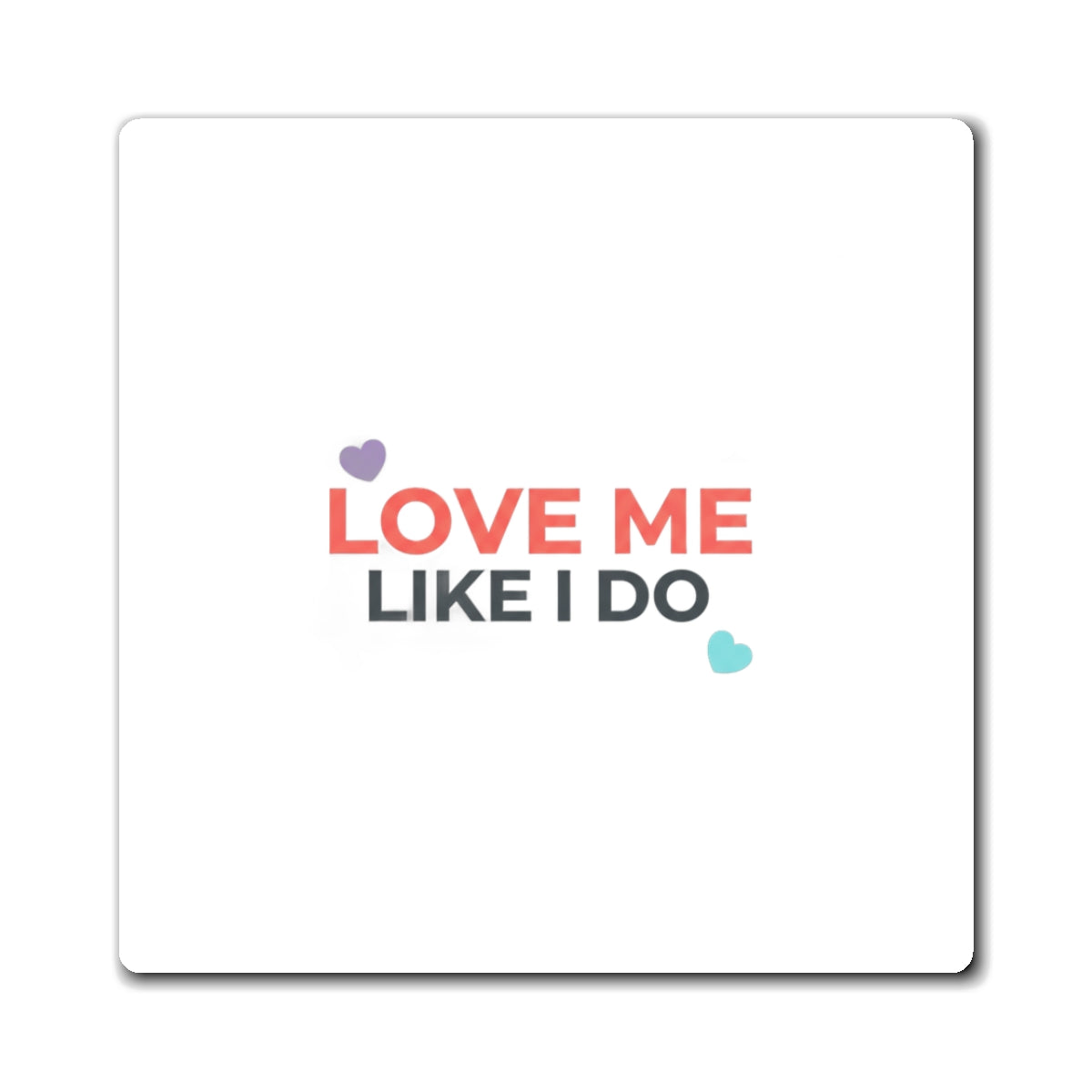 Self Love Gradient Affirmation | Aesthetic Sublimation Magnet | Galentine’s & Teen Gift | Y2K Valentine Vibes