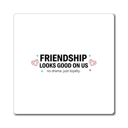 Galentine Squad Goals | Friendship Magnet Set | Bestie & Family Gift | Y2K Aesthetic Valentine Vibes