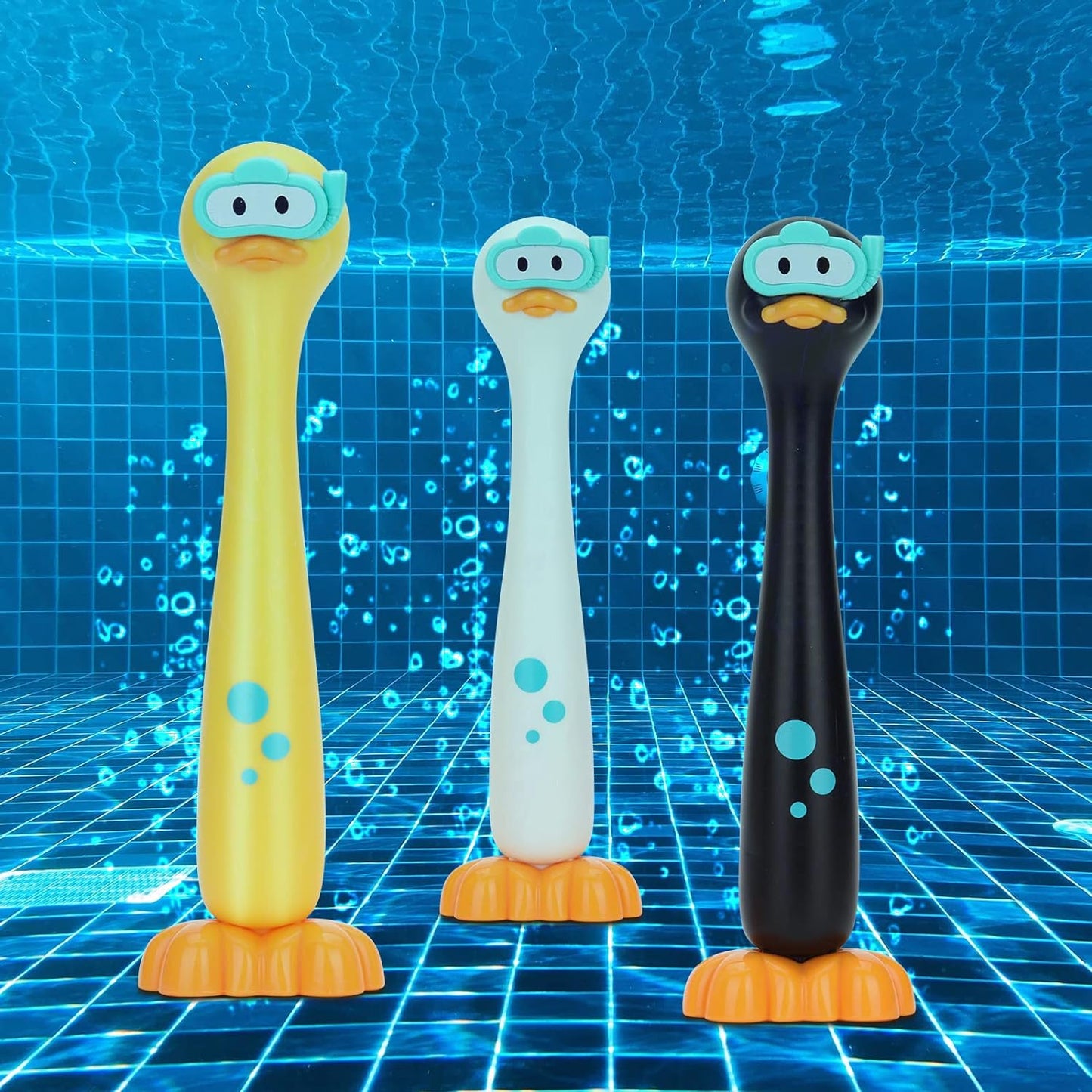 Summer Toys Underwater Pool Games Dive Sticks Duck 3-Pack