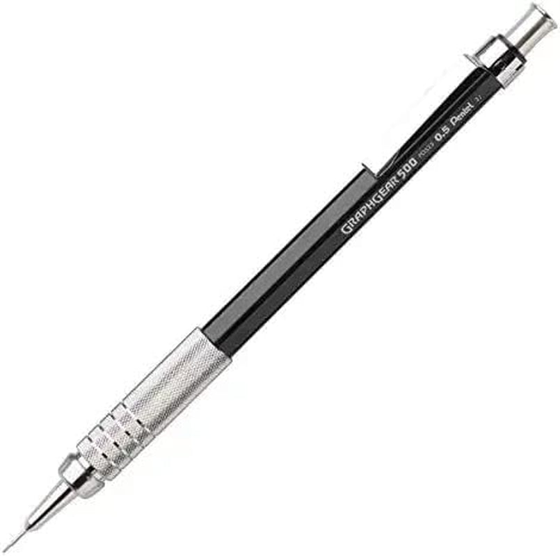 Mechanical Pencil Graphgear 500 Automatic Drafting Pencil - .7Mm Lead Size - Includes 50 Lead & 4 Eraser Refills