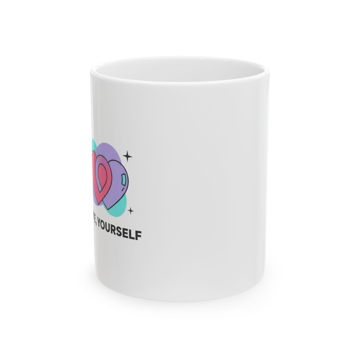 Modern Mature Romance Quote | 11oz Ceramic Coffee Mug for Couples | Valentine & Galentine Gift | Minimal Aesthetic Love