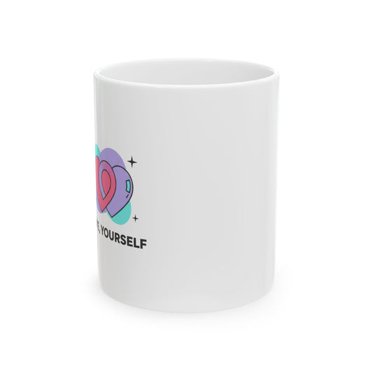 Modern Mature Romance Quote | 11oz Ceramic Coffee Mug for Couples | Valentine & Galentine Gift | Minimal Aesthetic Love