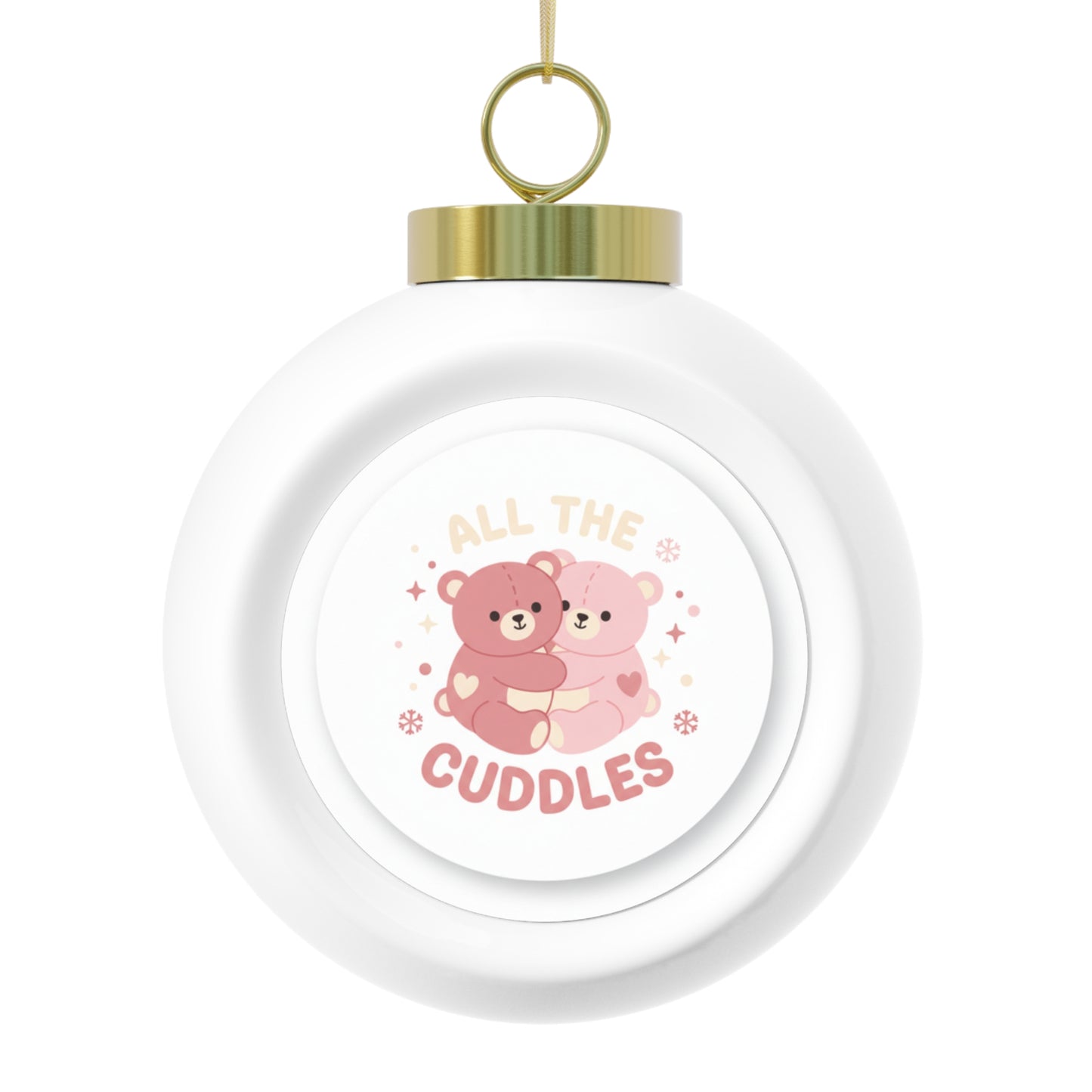 Ceramic Christmas Ornament - All The Cuddles