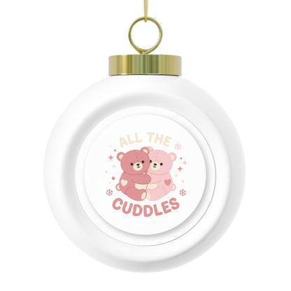 Ceramic Christmas Ornament - All The Cuddles