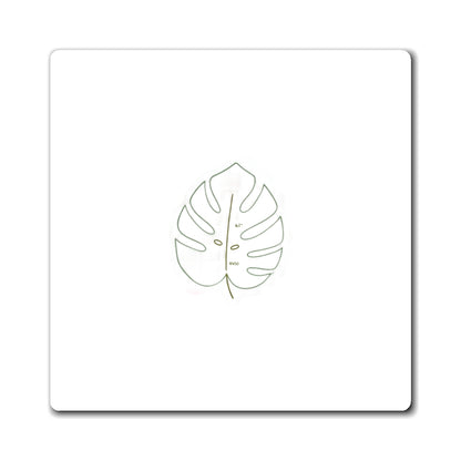 Monstera Leaf Outline | Minimal Botanical Magnet Set | Housewarming & Plant Lover Gift | Quiet Luxury Modern Decor