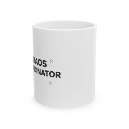 Partners in Chaos | 11oz Ceramic Coffee Mug, Chaos Coordinator | Galentine’s & Best Friend Gift | Y2K Valentine Aesthetic