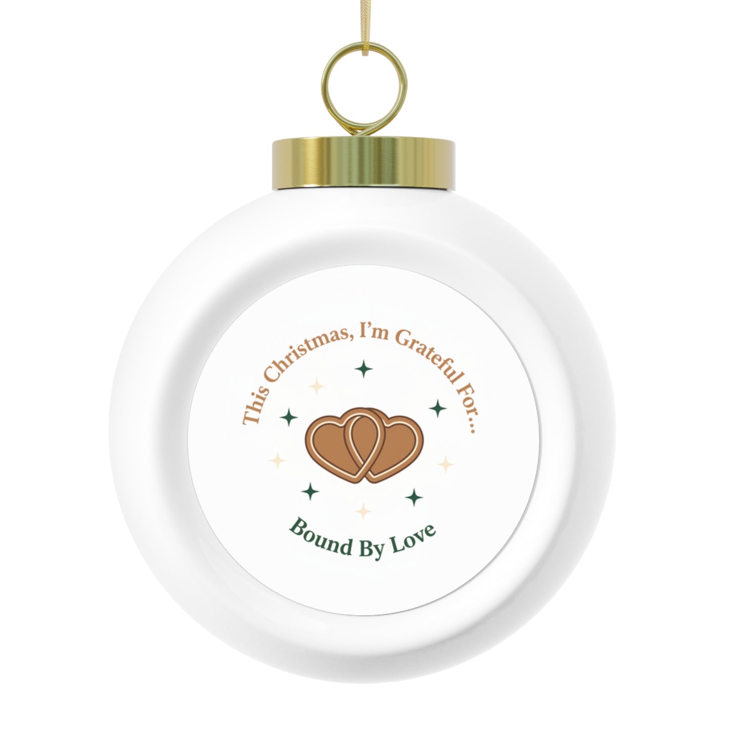 Ceramic Christmas Ornament — Bound By Love