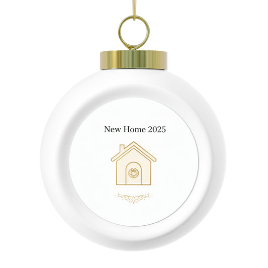 Christmas Ball Ornament New Home 2025