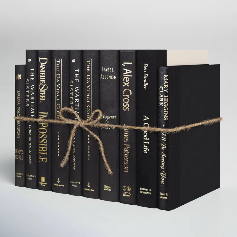 Modern Onyx & Gold Serefina Book Set