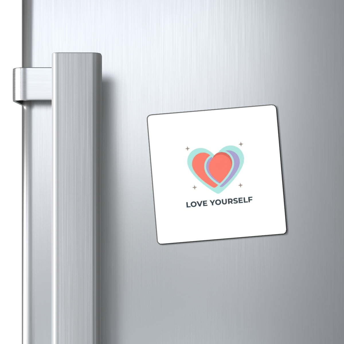 Minimal Love Heart Line Art | Minimalist Sublimation Magnet Set | Valentine & Galentine Gift for Gen Z | Modern Aesthetic