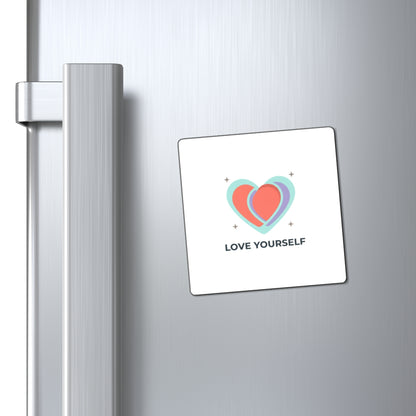 Minimal Love Heart Line Art | Minimalist Sublimation Magnet Set | Valentine & Galentine Gift for Gen Z | Modern Aesthetic